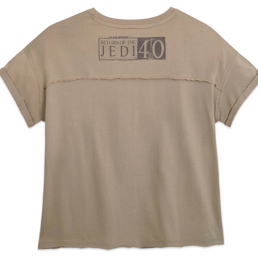 NWT Disney Store Princess Leia Wicket 40th Ann Star Wars -Return of the Jedi Tee - Picture 2 of 3